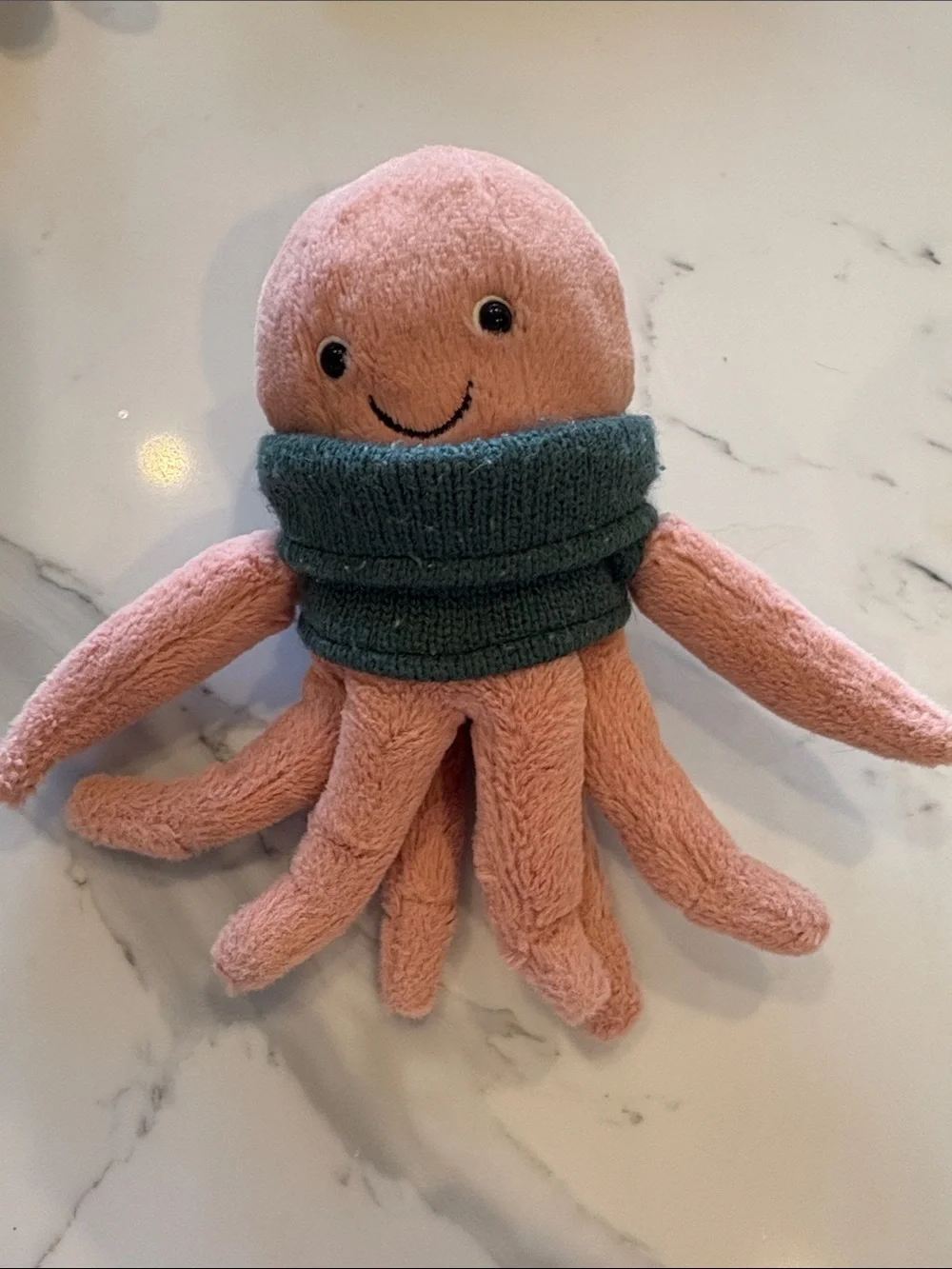 Jellycat sweater wearing octopus